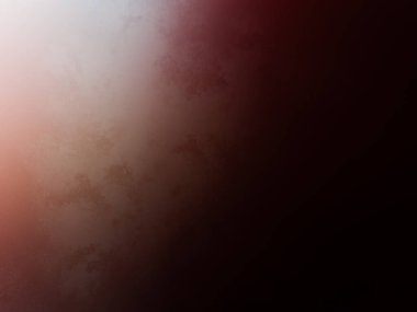 Üzerinde saat olan kırmızı ve beyaz bir duvar.