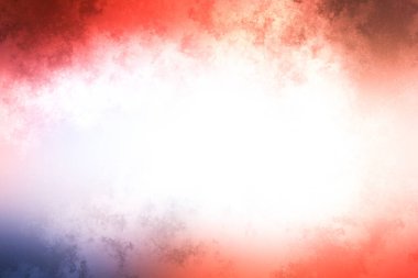 Beyaz ve siyah kenarlı kırmızı ve mavi bir arkaplan