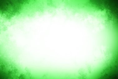 Ortasında ışık olan yeşil bir arkaplan