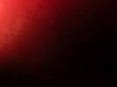 Karanlık bir odada parlayan kırmızı bir ışık.