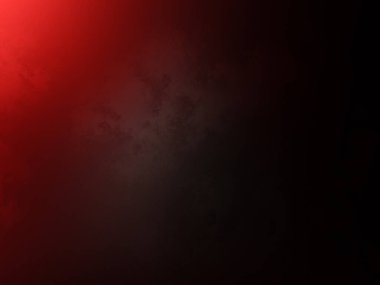 Karanlık bir odada parlayan kırmızı bir ışık.