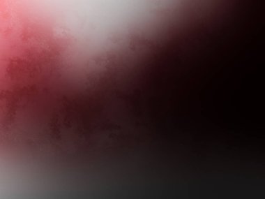 Üzerinde saat olan kırmızı ve beyaz bir duvar.