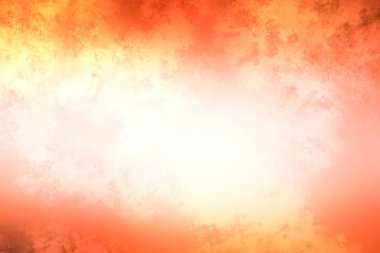 Kırmızı ve turuncu arka plan, beyaz ve siyah köpek.