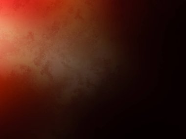 Karanlık bir odada parlayan kırmızı bir ışık.