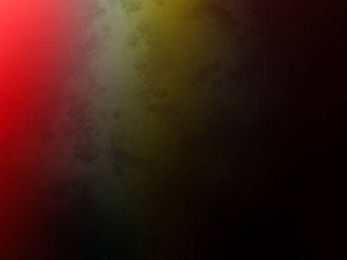 Camdan süzülen kırmızı ve sarı bir ışık