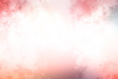 Bulutları ve uçakları olan renkli bir gökyüzü.