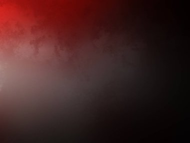 Sisli bir odada parlayan kırmızı bir ışık