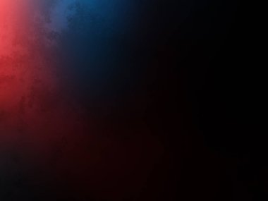 Karanlıkta kırmızı ve mavi bir ışık