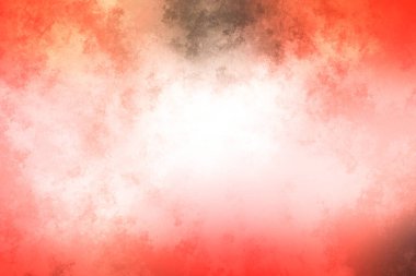 Siyah-beyaz köpekli kırmızı-beyaz bir arka plan