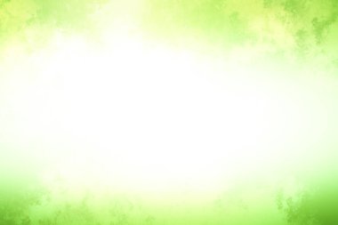 Beyaz ve siyah köpekli yeşil ve sarı bir arka plan.