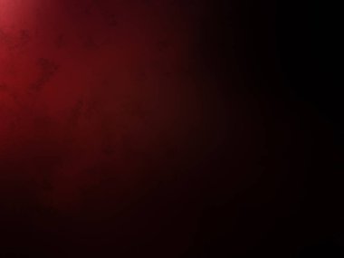 Siyah arka planı ve kırmızı ışığı olan kırmızı bir duvar.