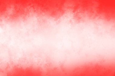 Siyah beyaz saati olan kırmızı ve beyaz bir arkaplan.