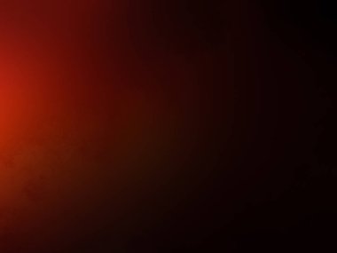 Karanlıkta siyah arka planı olan kırmızı bir ışık.