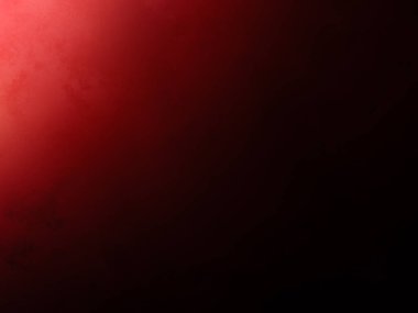 Siyah arka planı ve kırmızı ışığı olan kırmızı bir duvar.