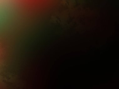 Siyah bir arkaplanda kırmızı ve yeşil bir ışık parlıyor.