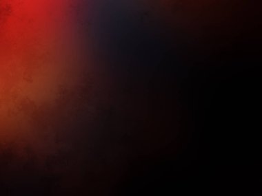 Karanlık bir odada parlayan kırmızı ve mavi bir ışık.