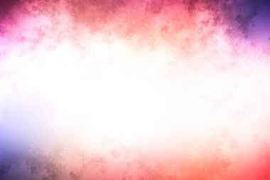 Beyaz kenarlıklı kırmızı ve mavi bir arkaplan