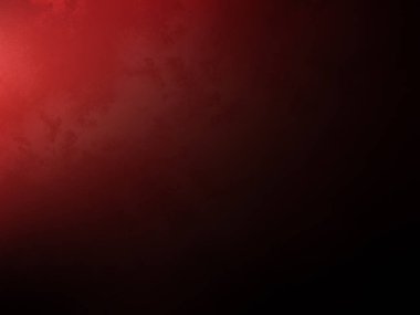 Siyah arka planı ve kırmızı ışığı olan kırmızı bir duvar.