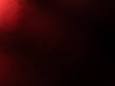 Karanlık bir odada parlayan kırmızı bir ışık.