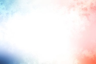 Bulutları ve uçakları olan renkli bir gökyüzü.