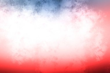 Beyaz ve mavi gökyüzü ile kırmızı ve mavi bir arkaplan