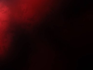 Karanlık bir odada parlayan kırmızı bir ışık.