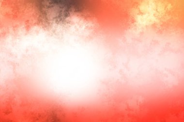 Kırmızı ve sarı arkaplan ve beyaz daire.