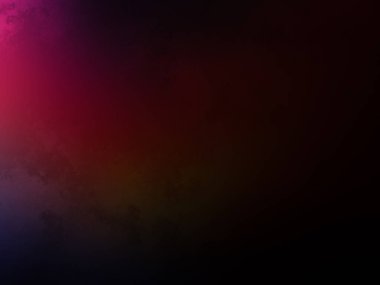 Karanlıkta renkli bir ışık.