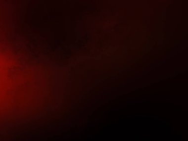 Karanlık bir odada parlayan kırmızı bir ışık.