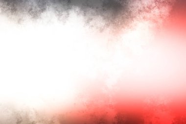 Siyah beyaz resimli kırmızı ve beyaz bir arkaplan