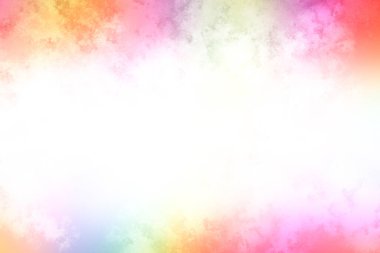 Renkli bir arkaplan ve gökkuşağı renklerinde