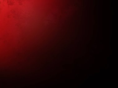 Siyah arka planı ve siyah zemini olan kırmızı bir duvar.