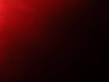 Siyah arkaplanı ve siyah beyaz resmi olan kırmızı bir duvar.