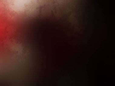 Arka planda bir kişi olan kırmızı bir ışık pencereye doğru parlıyor.