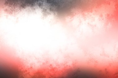 Kırmızı ve siyah arkaplan, beyaz ve siyah saat.