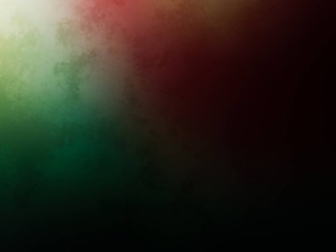 Kırmızı ve yeşil arkaplanın bulanık fotoğrafı