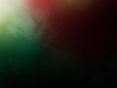 Kırmızı ve yeşil arkaplanın bulanık fotoğrafı