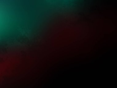 Karanlıkta yeşil ve kırmızı bir ışık