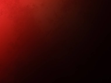 Siyah arka planı ve kırmızı ışığı olan kırmızı bir duvar.