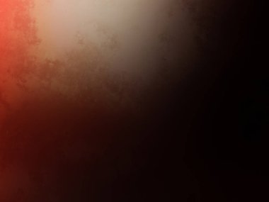 Üzerinde saat olan kırmızı ve beyaz bir duvar.