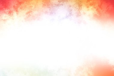 Beyaz ve kırmızı gökyüzü ile renkli bir arkaplan