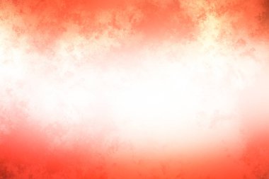 Kırmızı ve turuncu arka plan, beyaz ve siyah kenarı var.