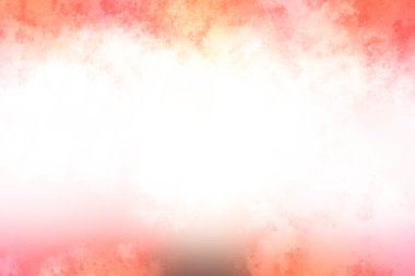 Beyaz ve siyah kedili kırmızı ve pembe bir arkaplan.