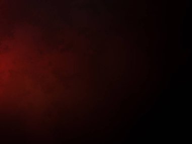 Karanlık bir odada parlayan kırmızı bir ışık.