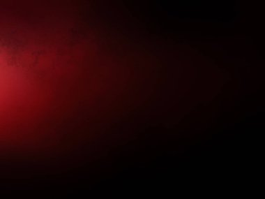 Karanlık bir odada parlayan kırmızı bir ışık.