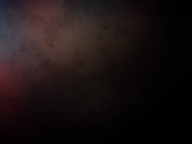 Karanlık bir odada parlayan kırmızı ve mavi bir ışık.