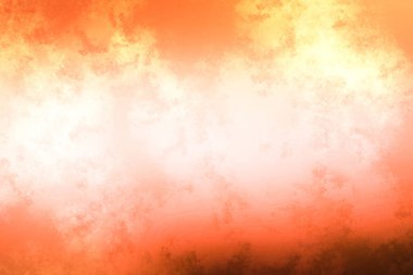 Kırmızı ve turuncu arka plan, siyah ve beyaz köpek.