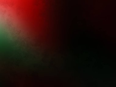 Karanlıkta kırmızı ve yeşil bir ışık