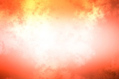 Kırmızı ve turuncu arka plan, beyaz ve siyah köpek.