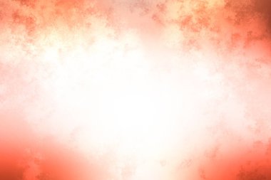 Beyaz ve siyah kedili kırmızı ve turuncu bir arka plan.